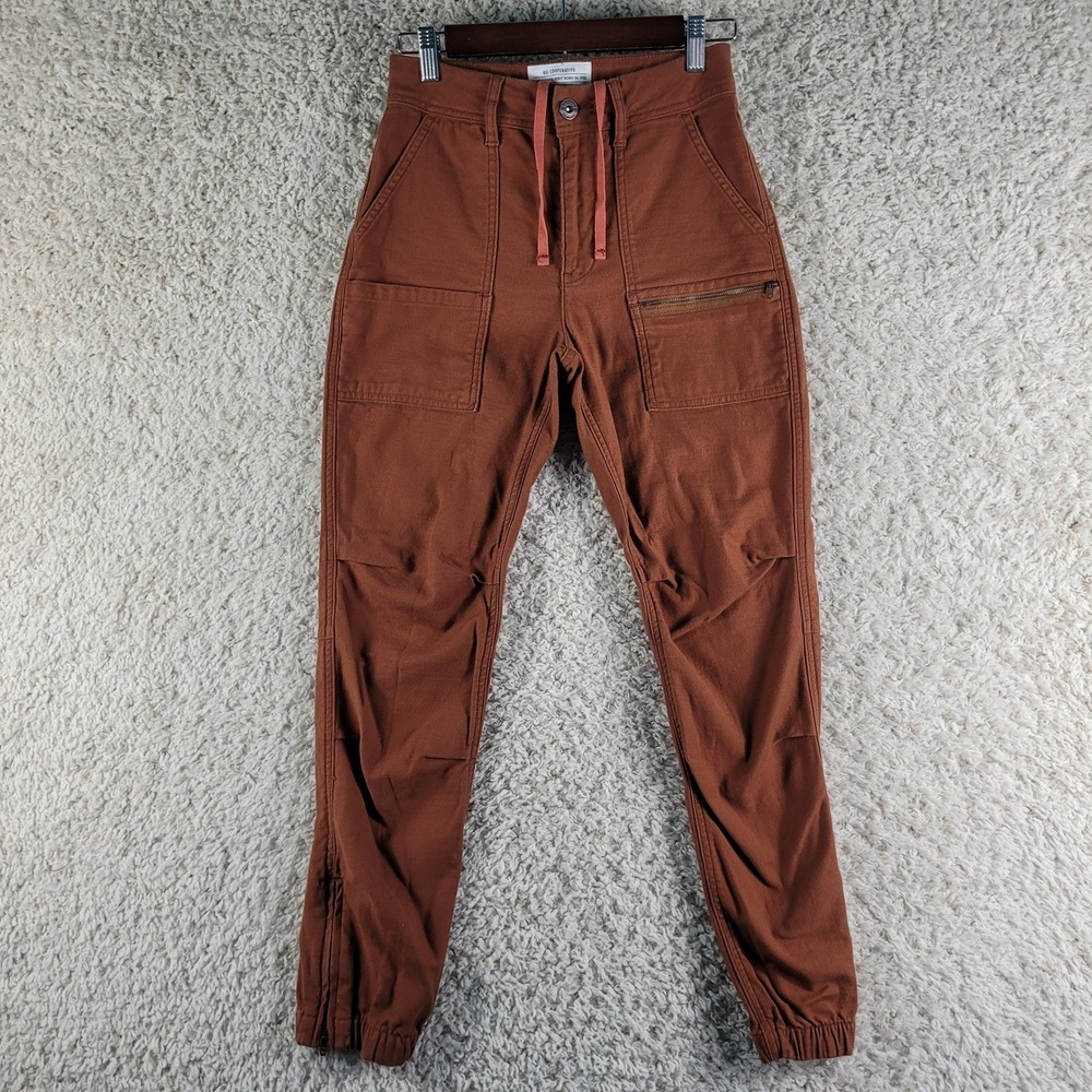 REI Co-op Wallace Lake Jogger Pants Womens 0 Rust Brown Excellent Hiking Outdoor - Picture 3 of 14